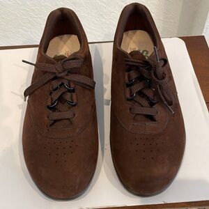 SAS ultra, comfortable suede, walking shoes size 8W
